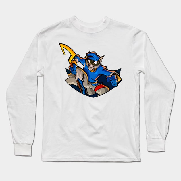 Sly Cooper Long Sleeve T-Shirt by Nicole Nichols